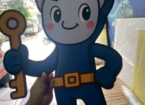 งานป้ายคาแรกเตอร์สุดน่ารัก เพิ่มสีสันให้ร้าน