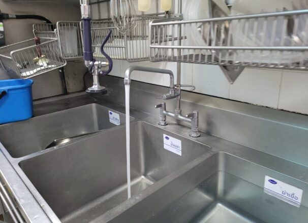 ผลงานซ่อม ปัญหาปั๊มน้ำ ร้านอาหาร