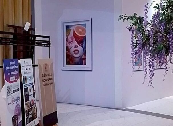 ผลงาน ติดผนังชั่วคราวของ SWENSEN สาขาเมเจอร์ รังสิต