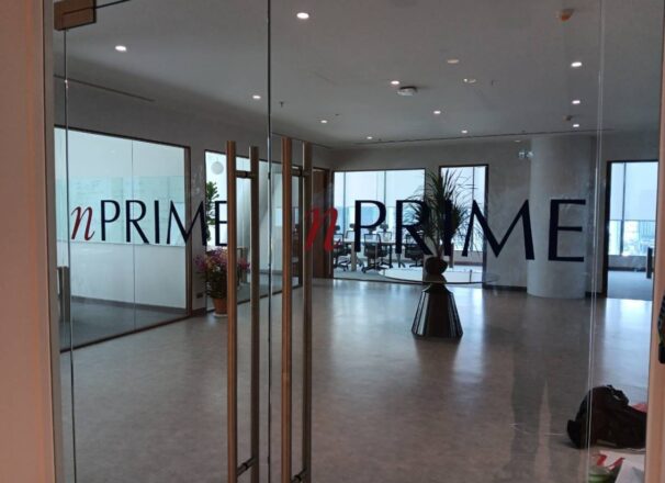 ผลงาน ติดสติ๊กเกอร์ตกเเต่งบริษัท