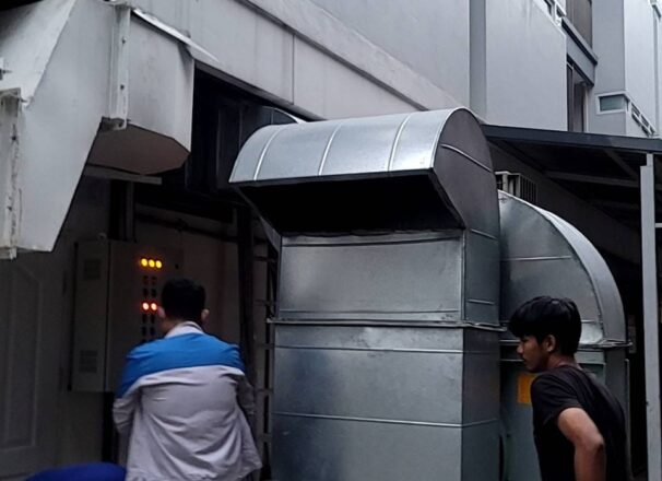 บริการวัดค่าเเรงลม/ติดตั้ง/ซ่อม HOOD ดูดควัน