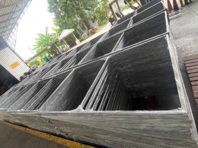 ผลงานการผลิตโครงเหล็กป้าย