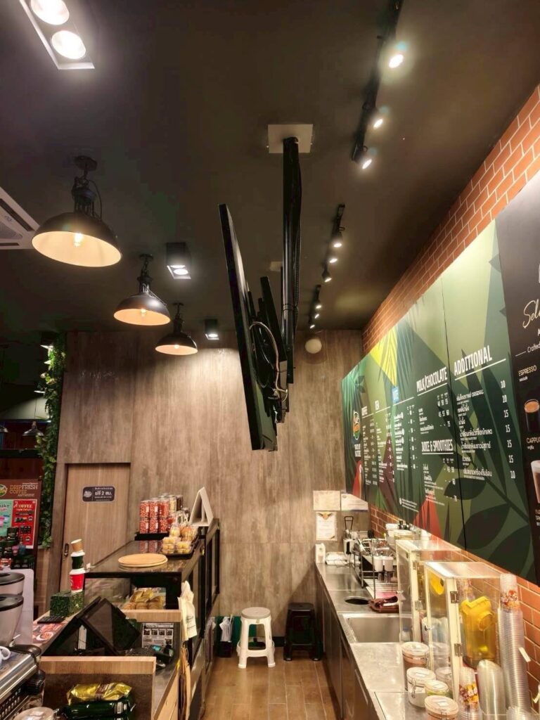 งานติดตั้งจอ Digital Menu