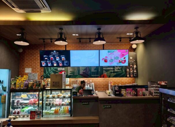 งานติดตั้งจอ Digital Menu