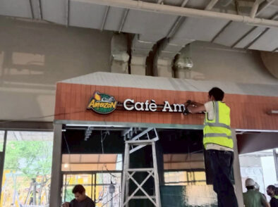 งานซ่อมป้าย Café Amazon
