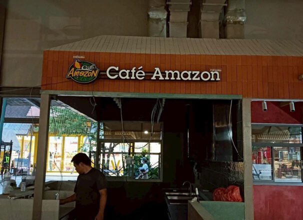งานซ่อมป้าย Café Amazon
