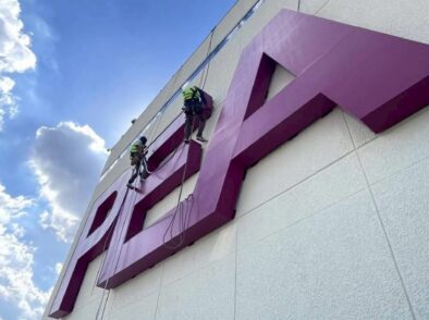 งานทาสีปรับปรุงป้าย PEA | ME Engineering